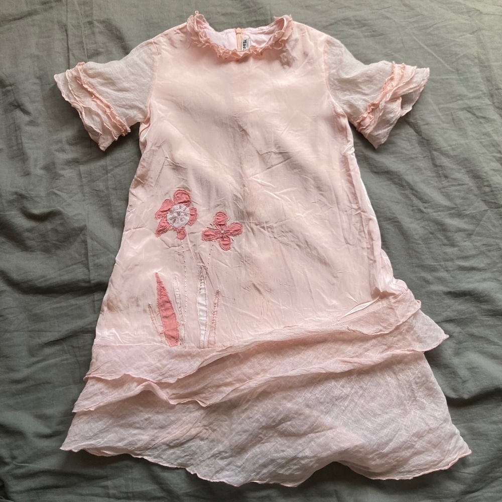 Vintage designer MacLeod girls dress Made in Italy